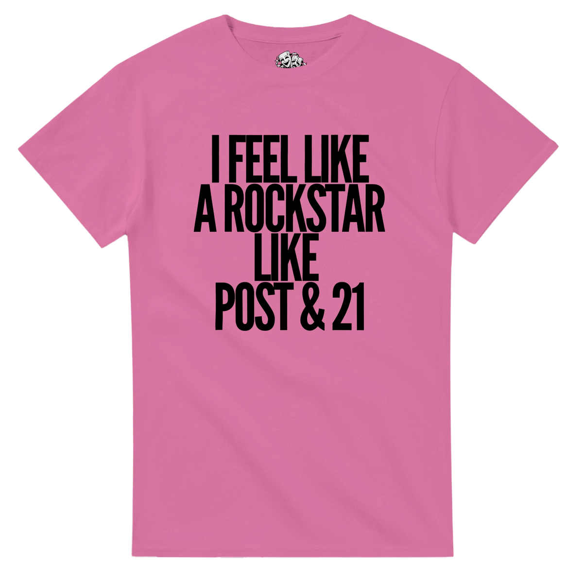 T-shirt I FEEL LIKE A ROCKSTAR LIKE POST & 21 – vue produit 2