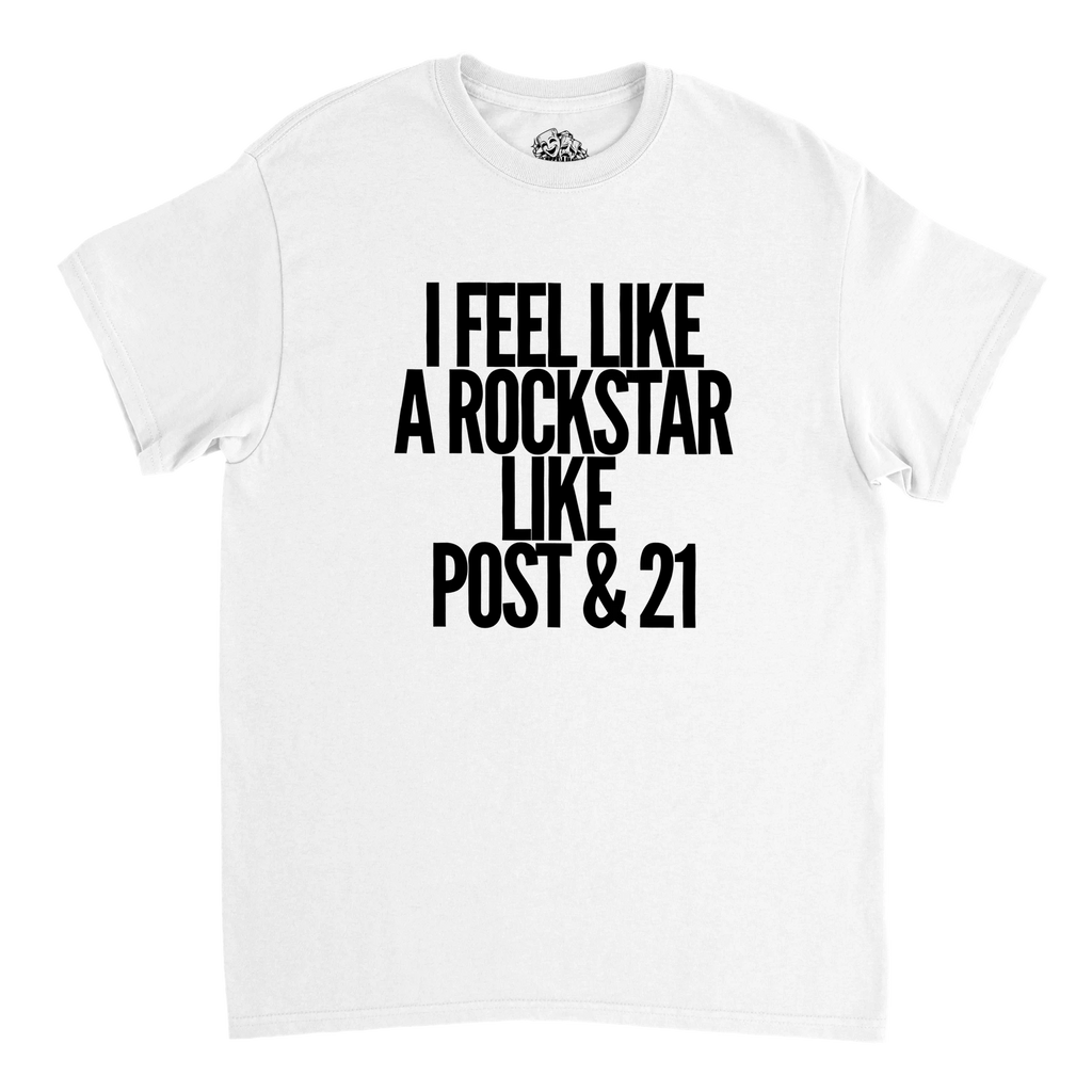T-shirt I FEEL LIKE A ROCKSTAR LIKE POST & 21 – vue produit 6