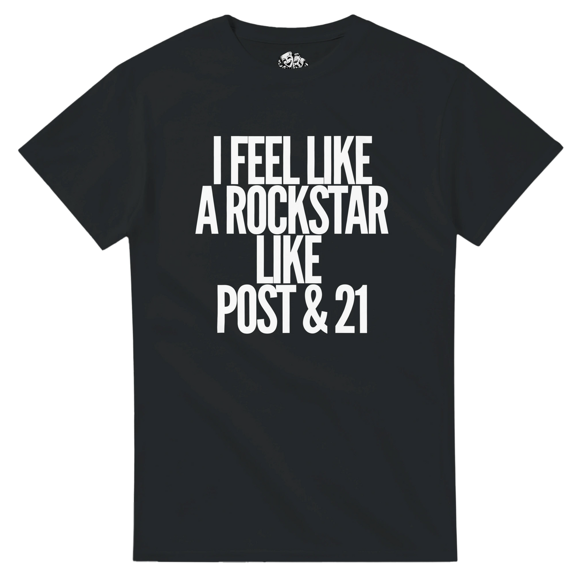 T-shirt I FEEL LIKE A ROCKSTAR LIKE POST & 21 – vue produit 4