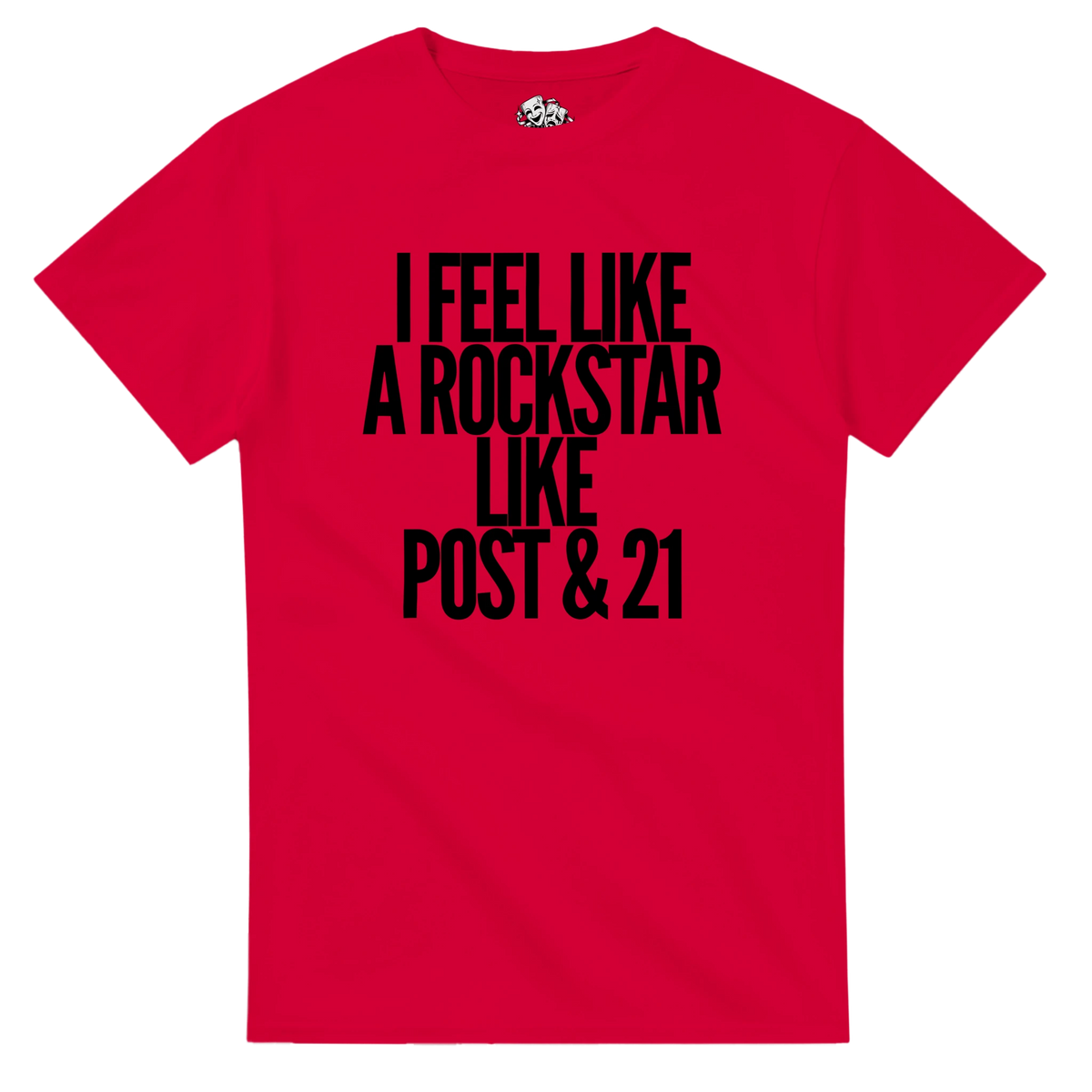 T-shirt I FEEL LIKE A ROCKSTAR LIKE POST & 21 – vue produit 5